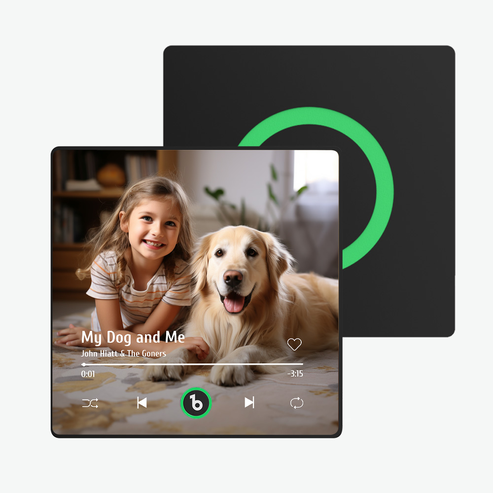 Custom Music Fridge Magnet New 4.0 Upgrade Colorful Frame Album Fridge Magnet Music Wall Photo Sticker Music Movement That Can Be Played Gift For Pet Lover - soufeelau