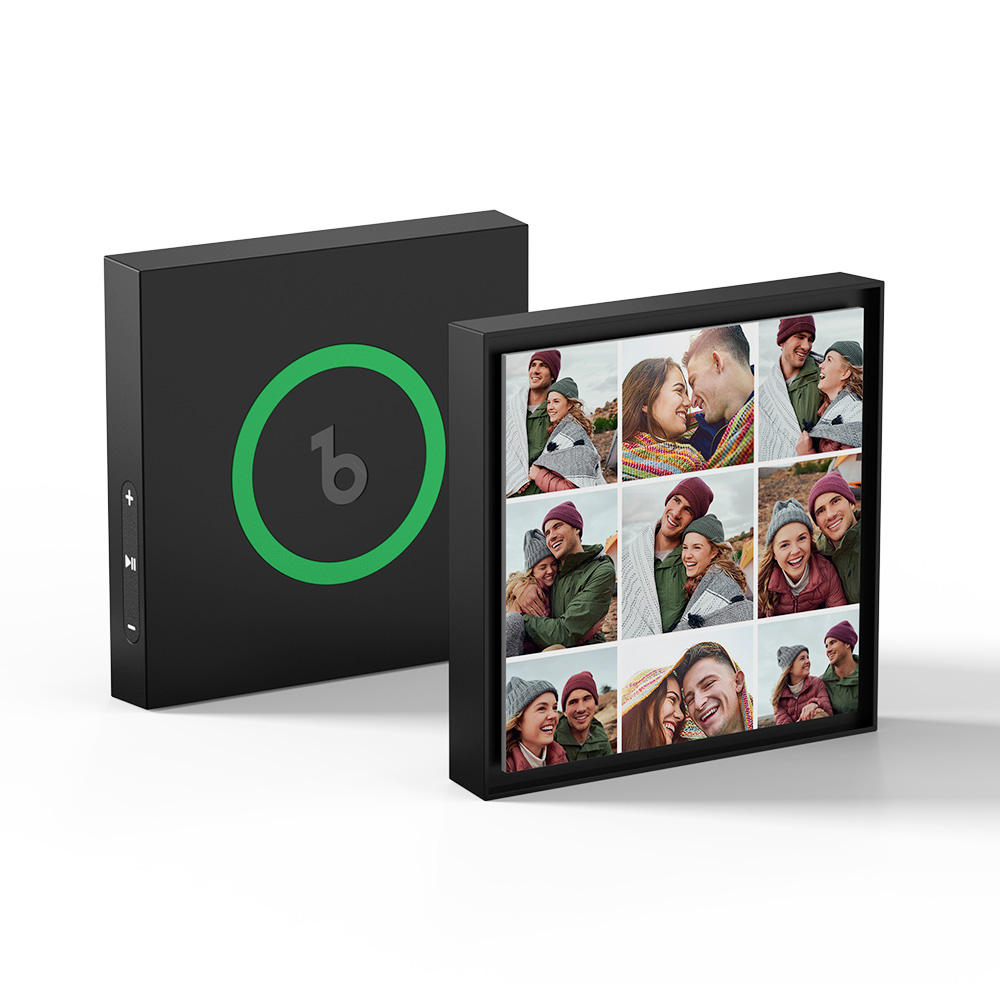 New 5.0 Upgrade Custom Music Fridge Magnet Personalized 9 Photo Can Play Songs and Adjust Volume Supports 1-6 Songs Valentine's Day Gifts - soufeelau