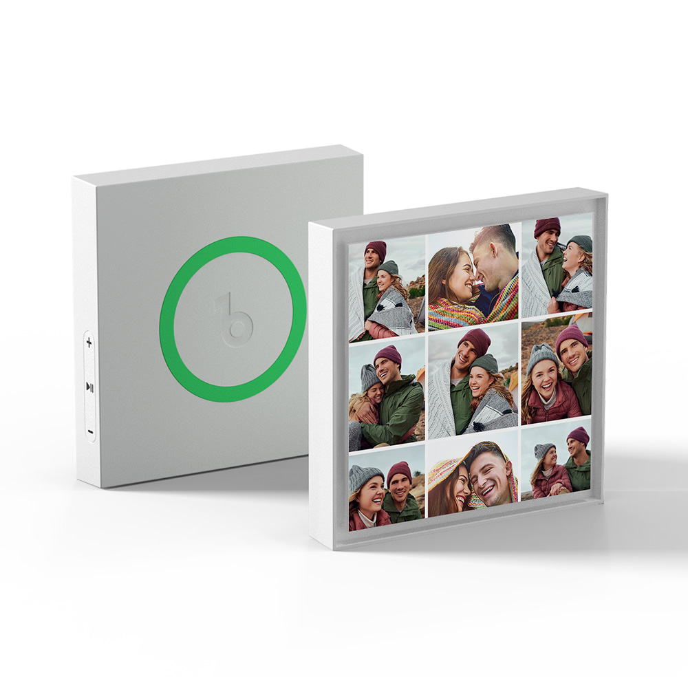 New 5.0 Upgrade Custom Music Fridge Magnet Personalized 9 Photo Can Play Songs and Adjust Volume Supports 1-6 Songs Valentine's Day Gifts - soufeelau