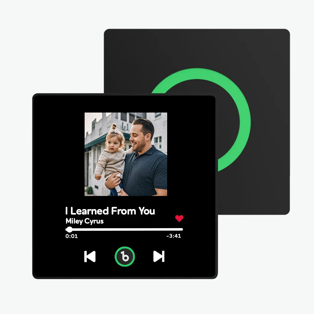 Custom Music Fridge Magnet New 4.0 Upgrade Colorful Frame Personalized Album Fridge Magnet That Can Be Played Song Anniversary Father and Son Gifts - soufeelau