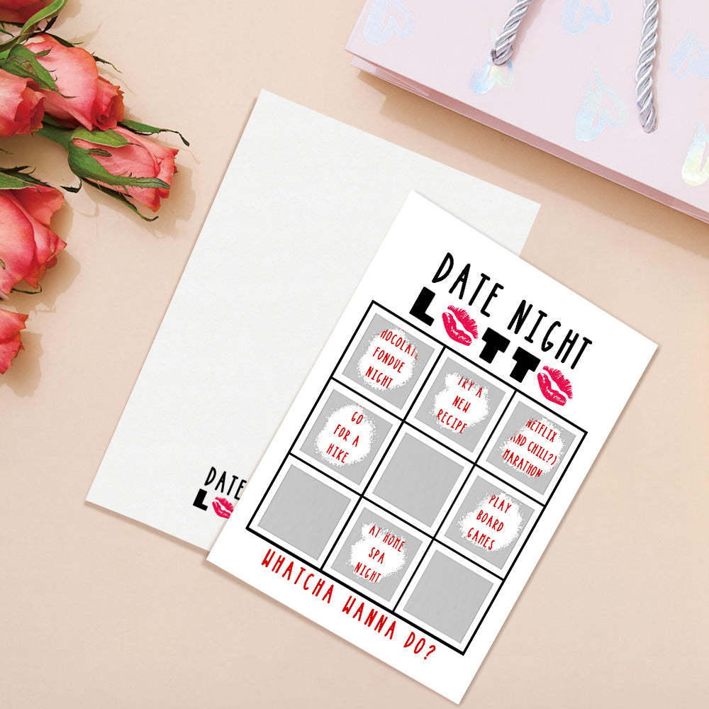 Lover's Lotto Scratch Card Valentine's Day Surprise Funny Scratch off Card - soufeelau
