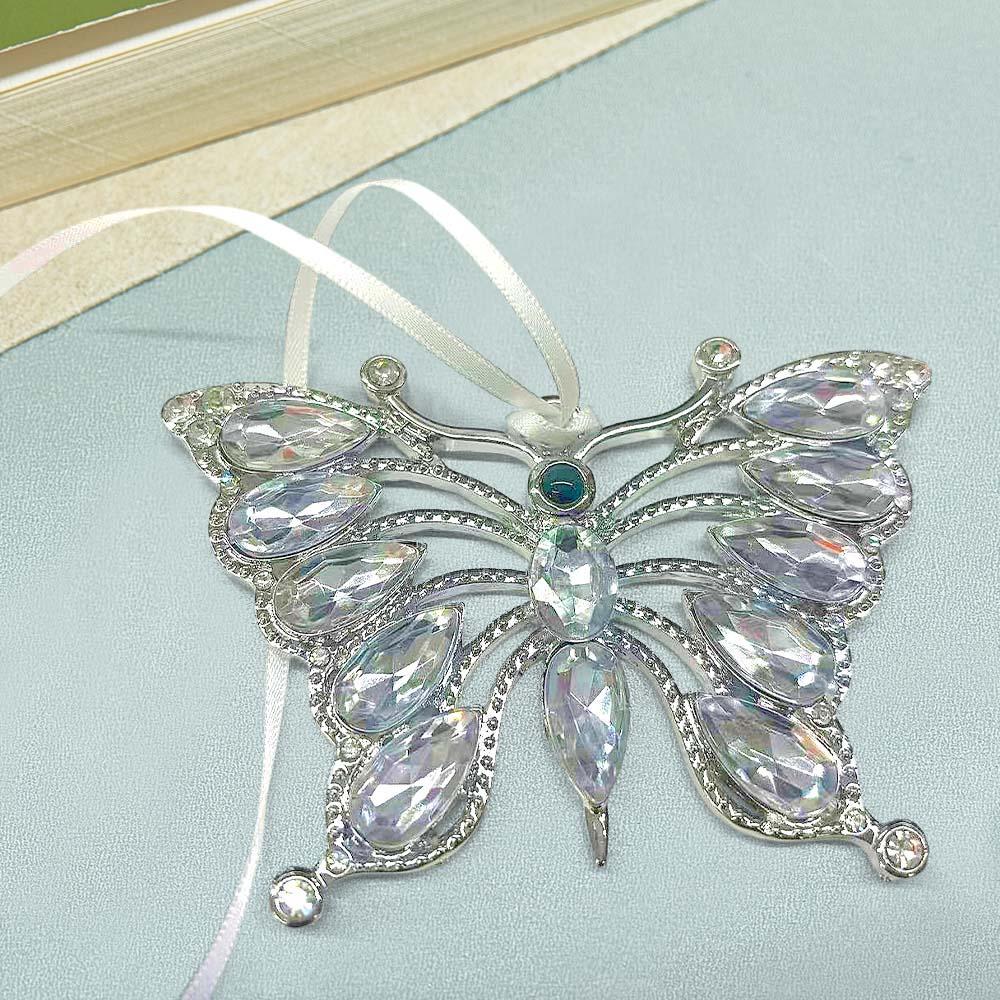 Projection Crystal Butterfly Ornament for Christmas Tree Christmas Gift For Family For Lover - soufeelau