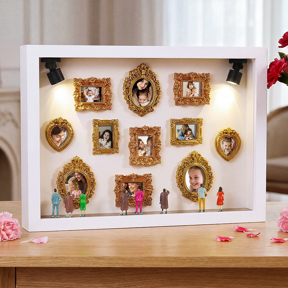 Museum of Us Personalized Mom Frame Meaningful Mother’s Day Gift Custom Mini Museum Keepsake for Mom