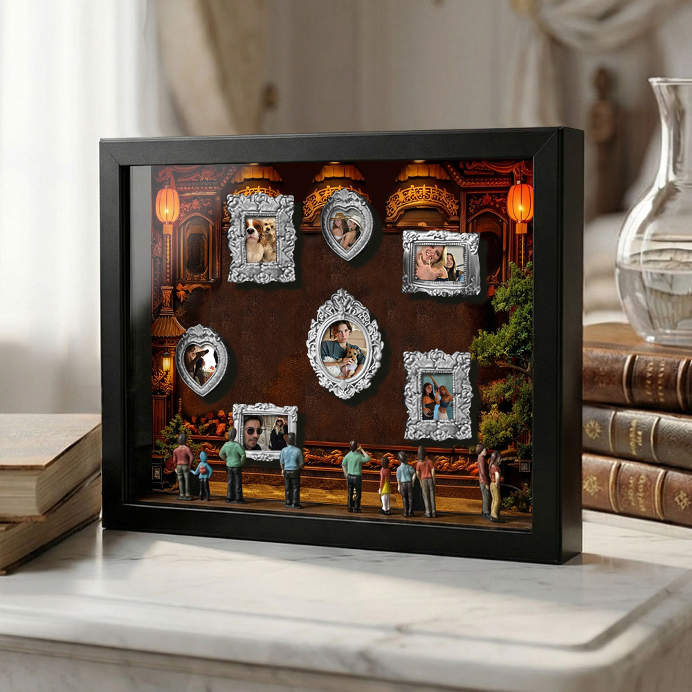 Personalized Museum of Us Frame Custom Photo Color Vintage Style Picture Frame A Family Gift - soufeelau