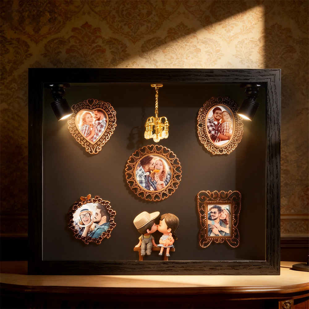 Museum of Us Frame Personalized Photo Couples Gift Cute Miniature Museum Gifts Valentine's Day Gift