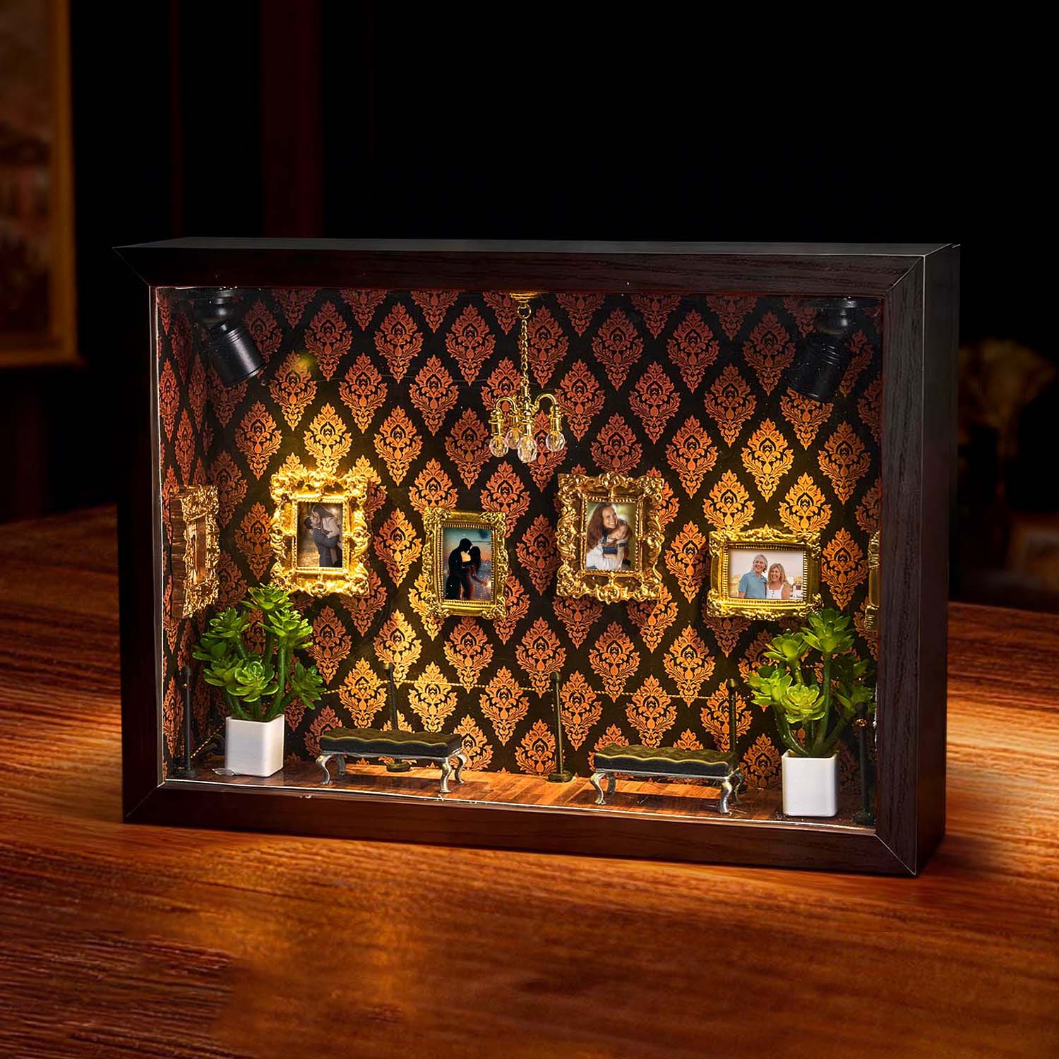 Personalized Photo Museum of Us Frame Mini Museum Gifts Meaningful Gift Valentine's Day Anniversary Gift - soufeelau