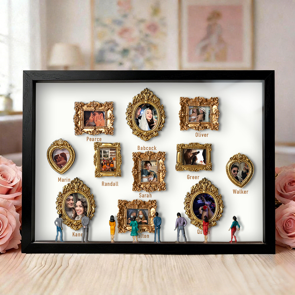 Custom Name Museum of Us Frame Personalized Family Gift Cute Miniature Museum Gifts Meaningful Gift Mother's Day gift - soufeelau