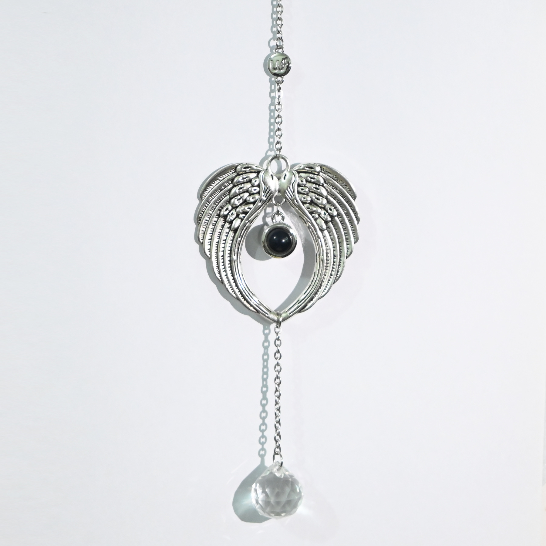 Personalized Angel Photo Sun Catcher Projection Car Ornaments Memorial Gift - soufeelau