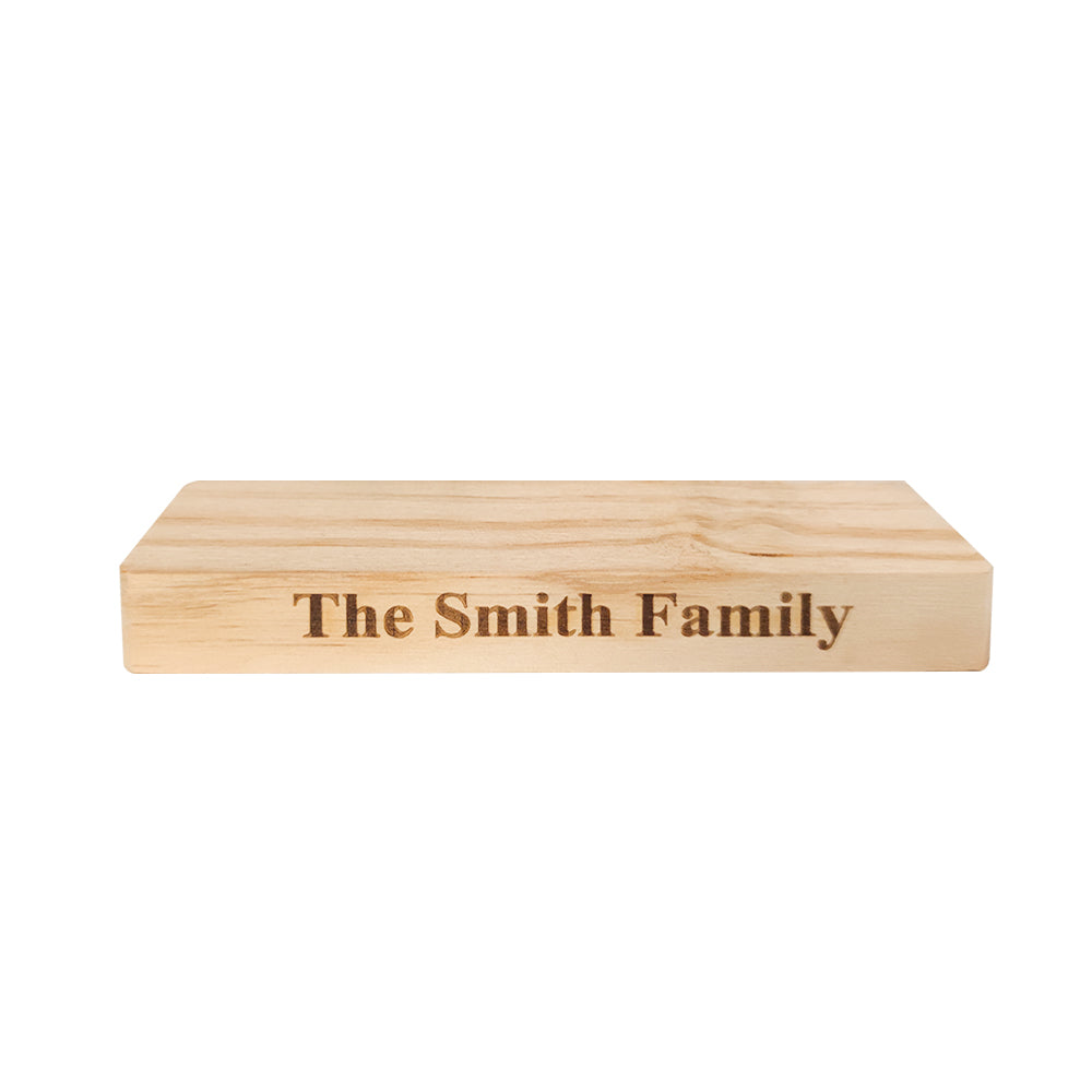 Personalized Engraved Wooden Base for Wooden Puzzle - soufeelau