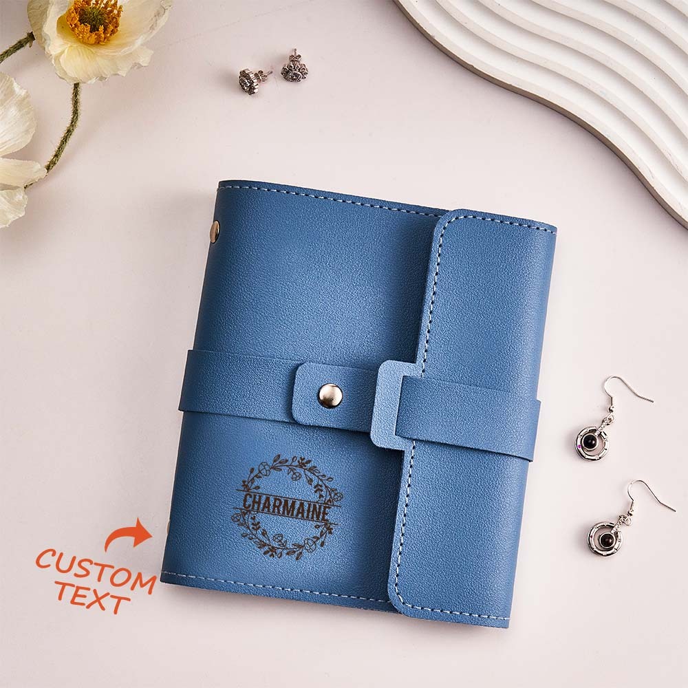 Custom Engraved Earring Storage Bag Multifunctional Personalized Travel Jewelry Organizer Gift for Her - soufeelau