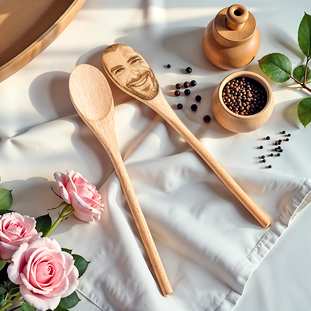 Custom Face Spoon Any Face (Facial Features) Engraved on a Spoon Novelty Gift Mother's Gift Father's Day Gift - soufeelau