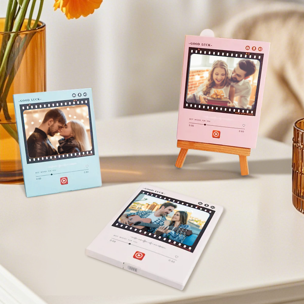 Creative Personalized Recording Greeting Card Sound Customized Voice Birthday Christmas Recorder Gift - soufeelau