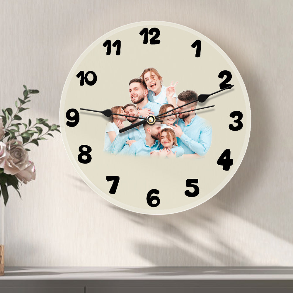 Custom Photo Clock Love Gifts 3-9 Photos Valentine's Day Gifts - soufeelau
