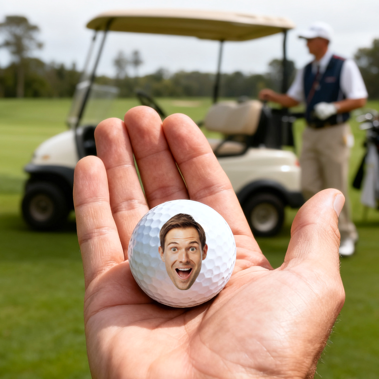 Custom Photo Golf Ball If Found Return To This Guy - Gift For Dad, Father, Grandpa, Golfer, Golf Lover - soufeelau