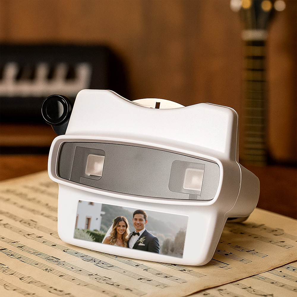 Custom 3D Viewfinder and Reel Personalized Gift with your own photos Photo Viewer Multiple Films Best Gifts Idea - soufeelau