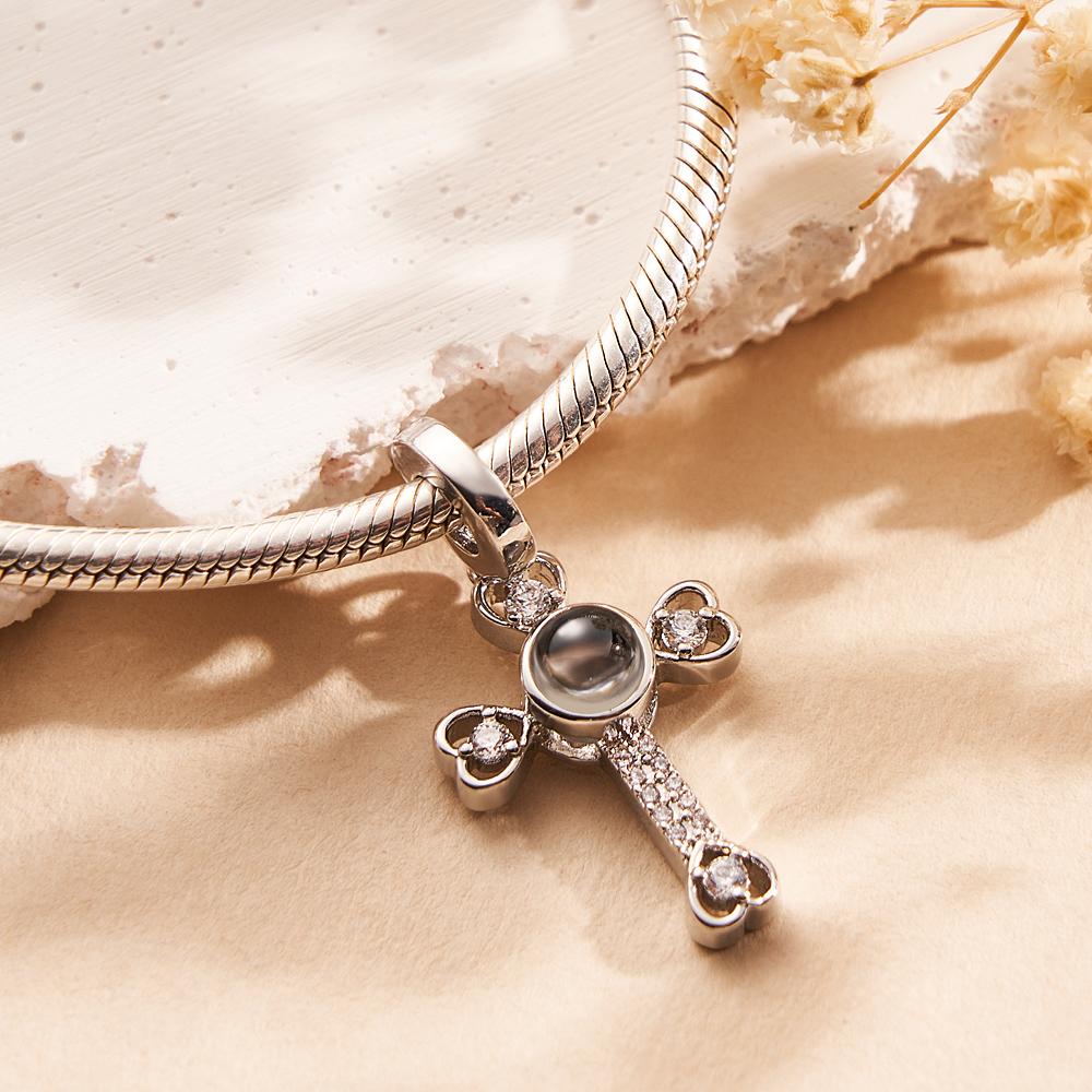 Custom Projection Charm Creative Cross Gift for Her - soufeelau