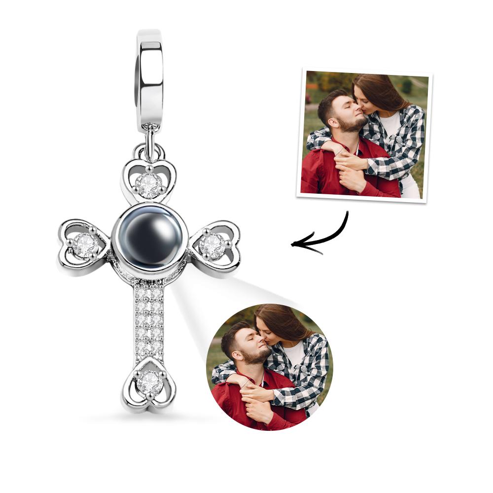 Custom Projection Charm Creative Cross Gift for Her - soufeelau