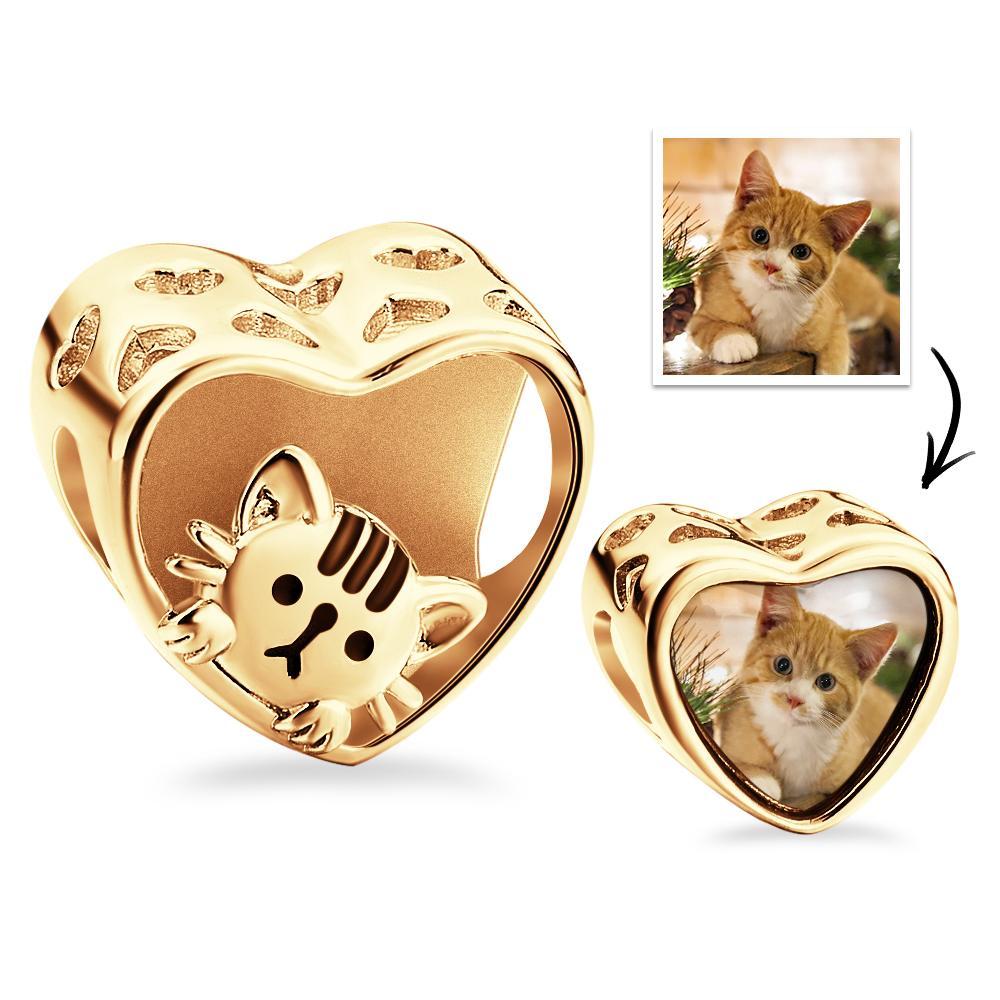 Custom Photo Charm Pet Cat Love Gift for Pet Owners - soufeelau