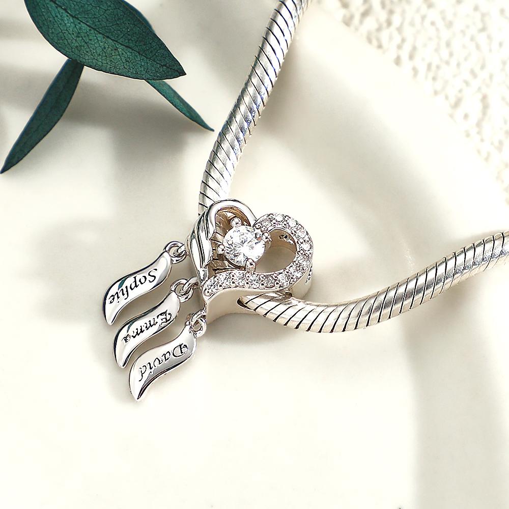 Custom Name Charm Heart Shape Dream Catcher Unique Gift - soufeelau