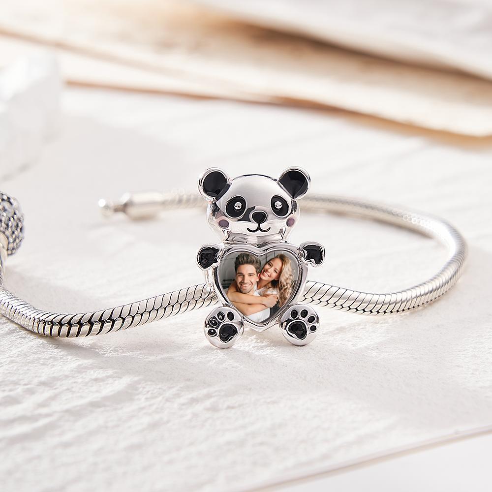 Custom Photo Charm Cute Panda Gift for Family - soufeelau