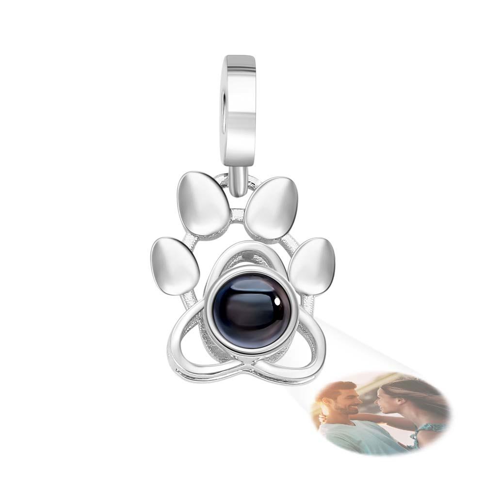 Custom Projection Charm Dog Paw Swing Gift - soufeelau