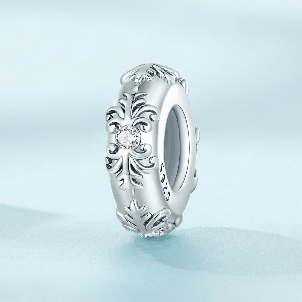 patterns stopper charm spacer charm 925 sterling silver dp143