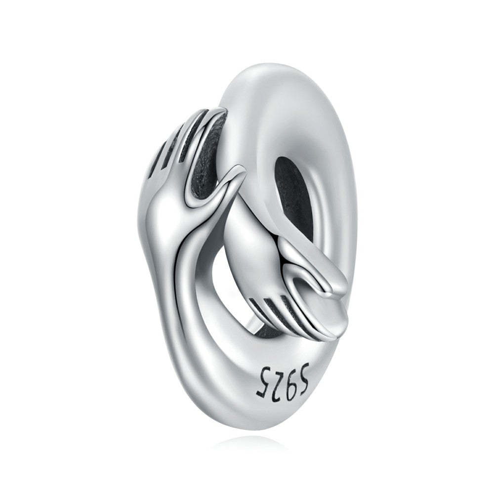 embrace stopper charm spacer charm 925 sterling silver dp150