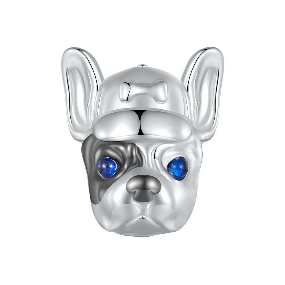 french bulldog enamel charm 925 sterling silver gift for pet lover dy1339
