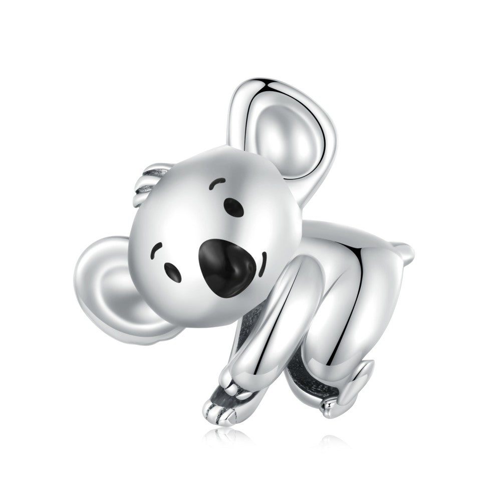 koala enamel charm 925 sterling silver dy1357