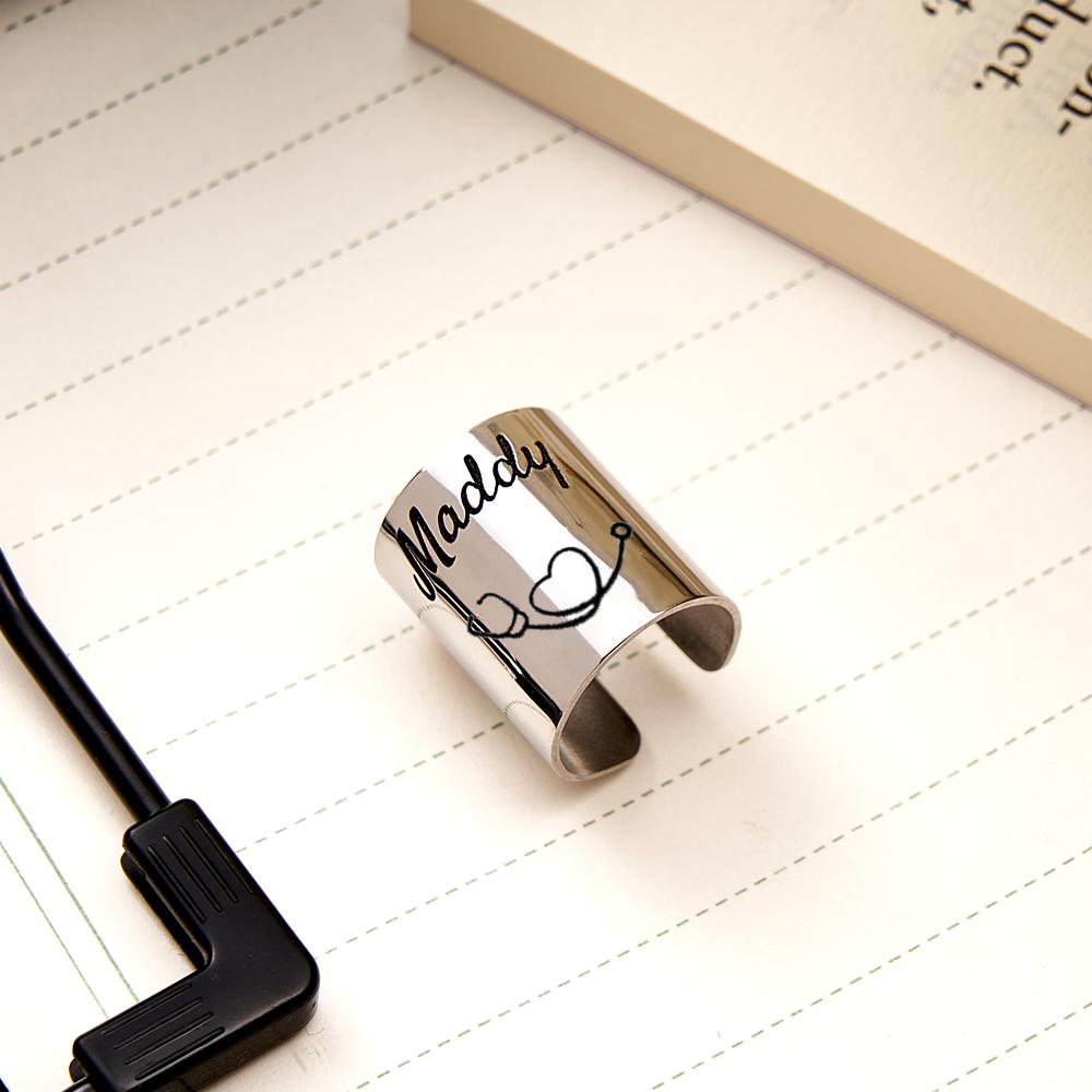 Personalized Stethoscope Tag With Engraved Text For Doctor Nurse - soufeelau