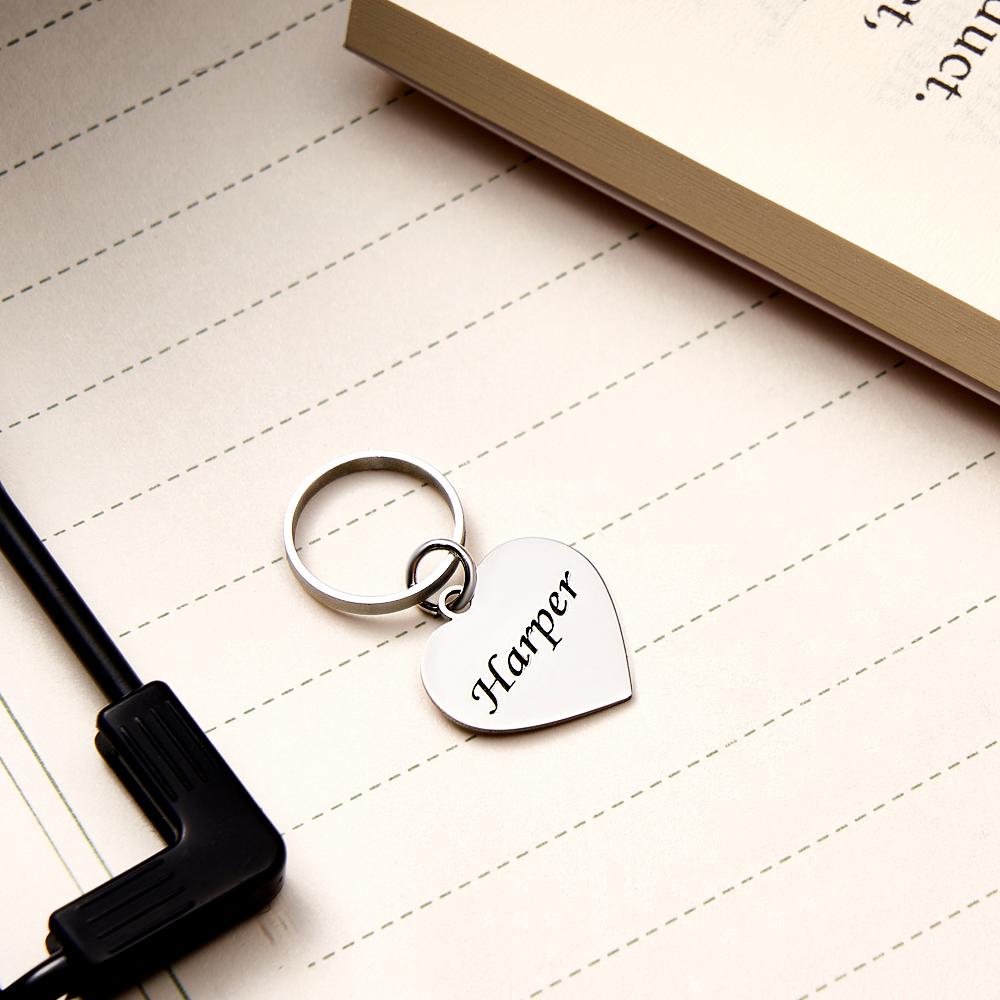 Custom Engraved Name Tag Heart Pendant For Nurse - soufeelau