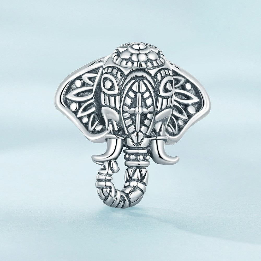 ganesha religion charm 925 sterling silver fj1433