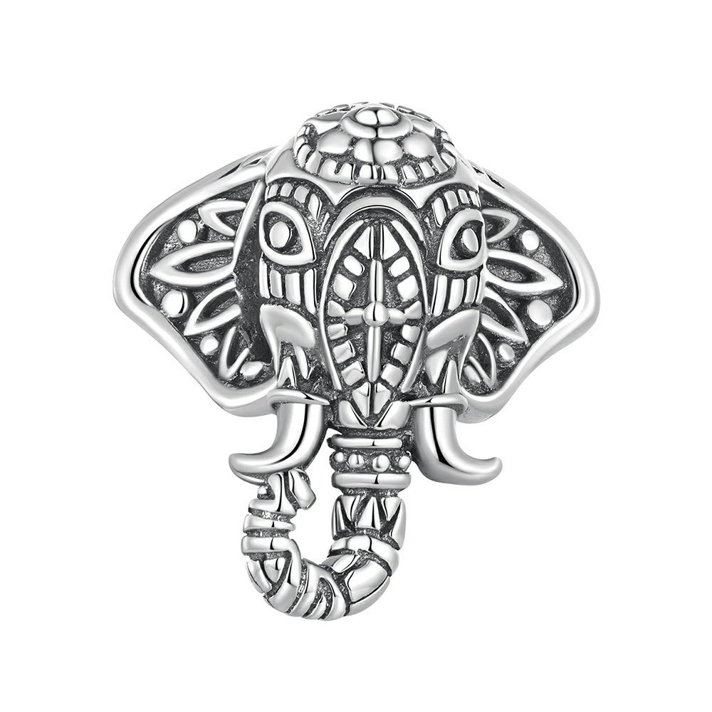 ganesha religion charm 925 sterling silver fj1433