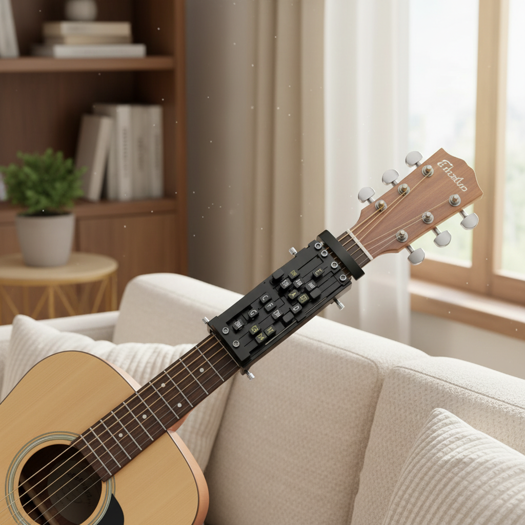 Guitar Assist Tool Chord Helper for Beginners, Easy Chord Practice & Strumming Aid, Gift for Music Lover - soufeelau