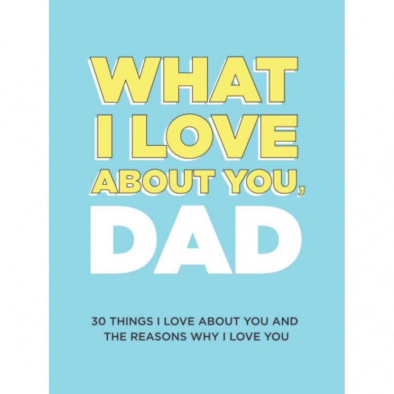 What I Love About You, Dad, 30 Tips Planner Notebook Father's Day Gifts - soufeelau