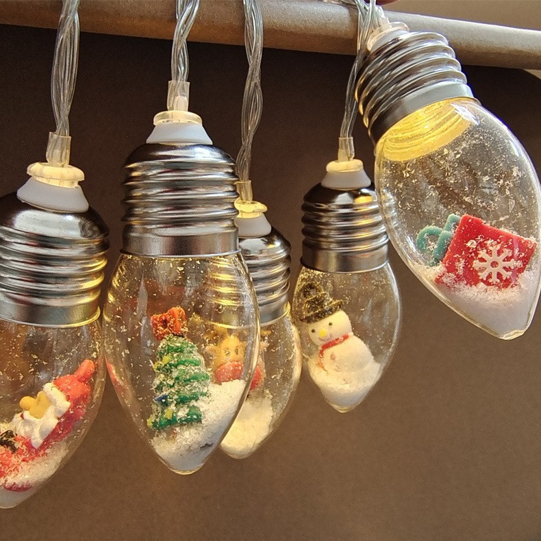 Christmas Vintage Decor String Light Led Bulbs String Lights - soufeelau