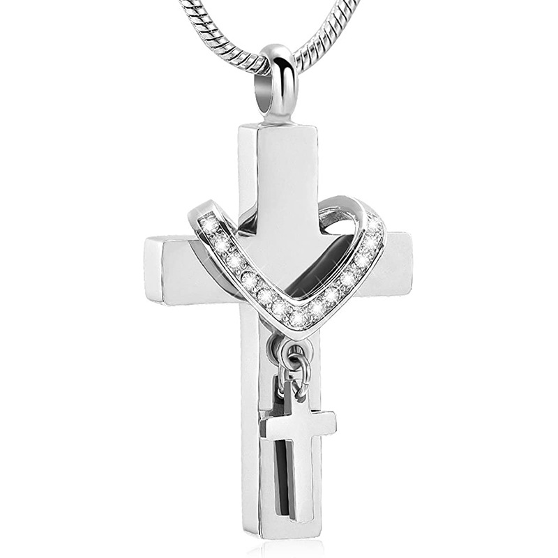 Cross Pendant For Ashes / Holy Water - soufeelau