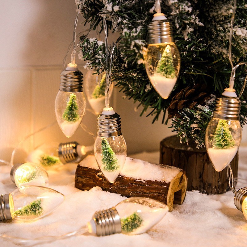 Christmas Vintage Decor String Light Led Bulbs String Lights - soufeelau