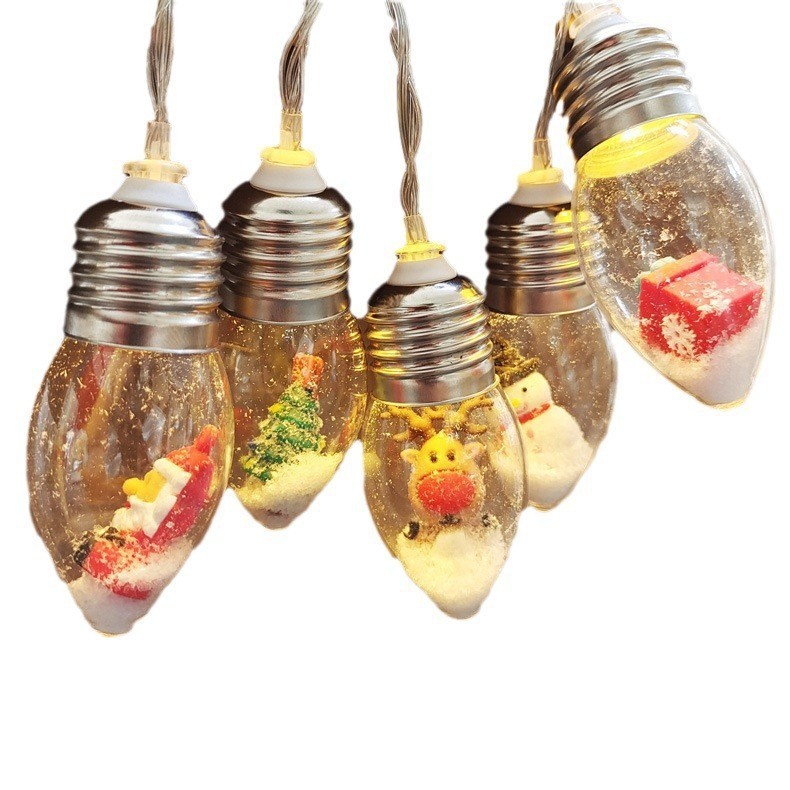 Christmas Vintage Decor String Light Led Bulbs String Lights - soufeelau