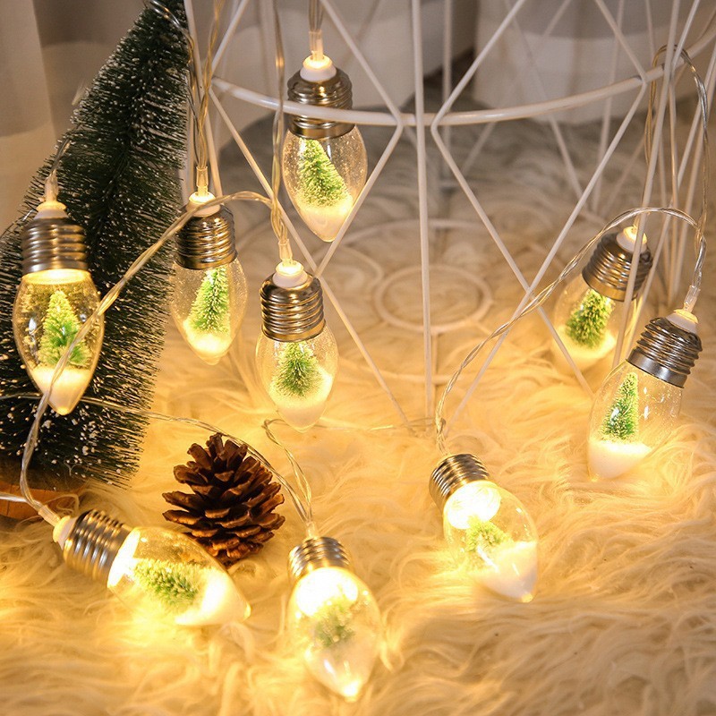 Christmas Vintage Decor String Light Led Bulbs String Lights - soufeelau