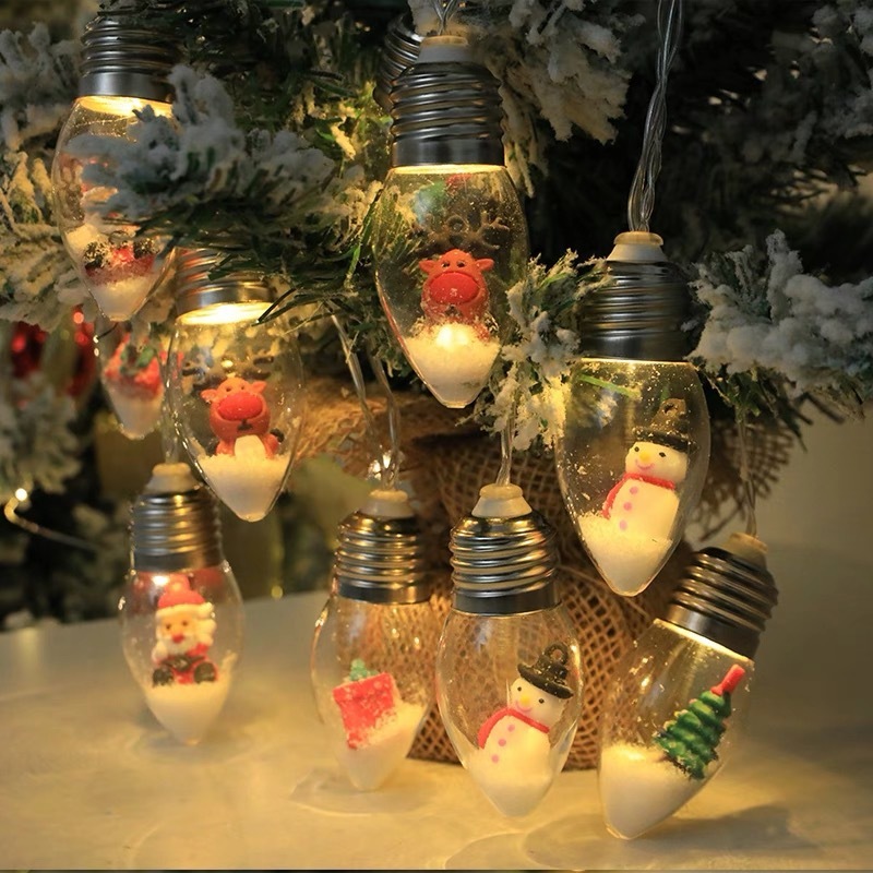 Christmas Vintage Decor String Light Led Bulbs String Lights - soufeelau