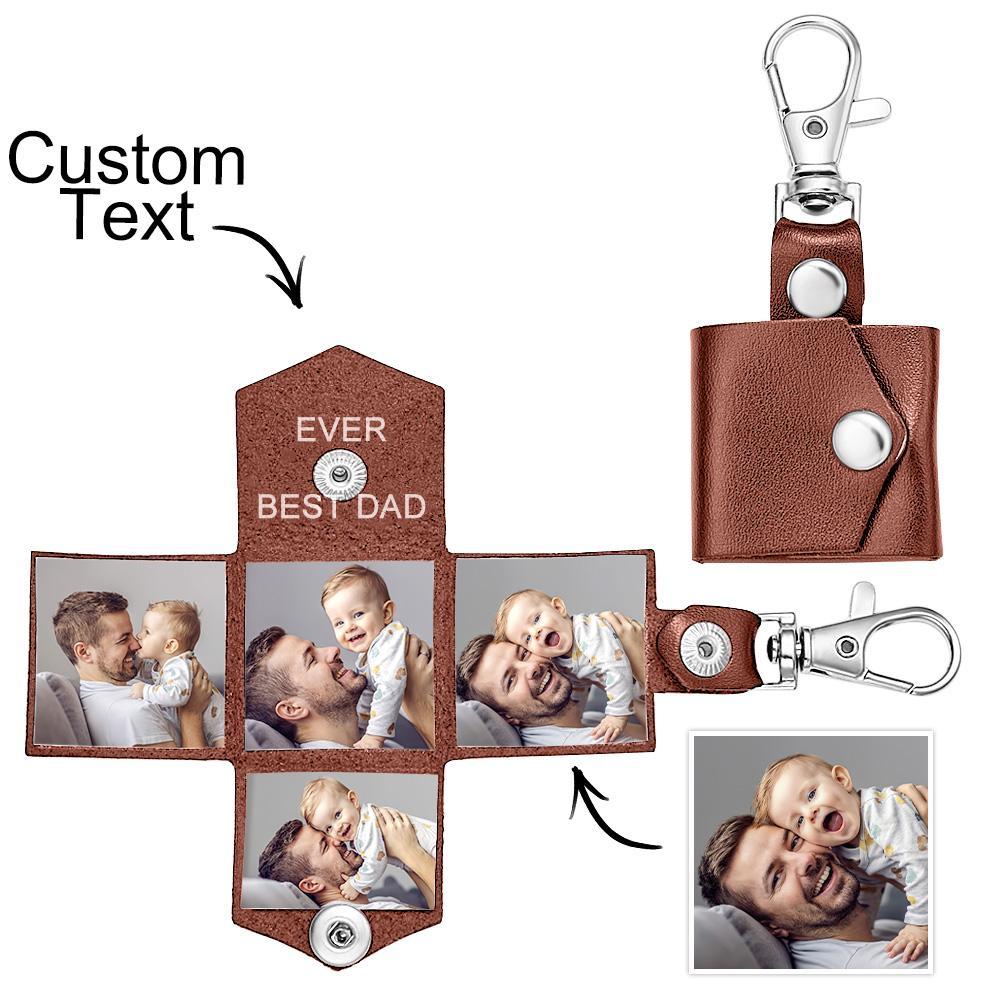 Custom Photo Engraved Keychain Creative Envelope Gifts - soufeelau