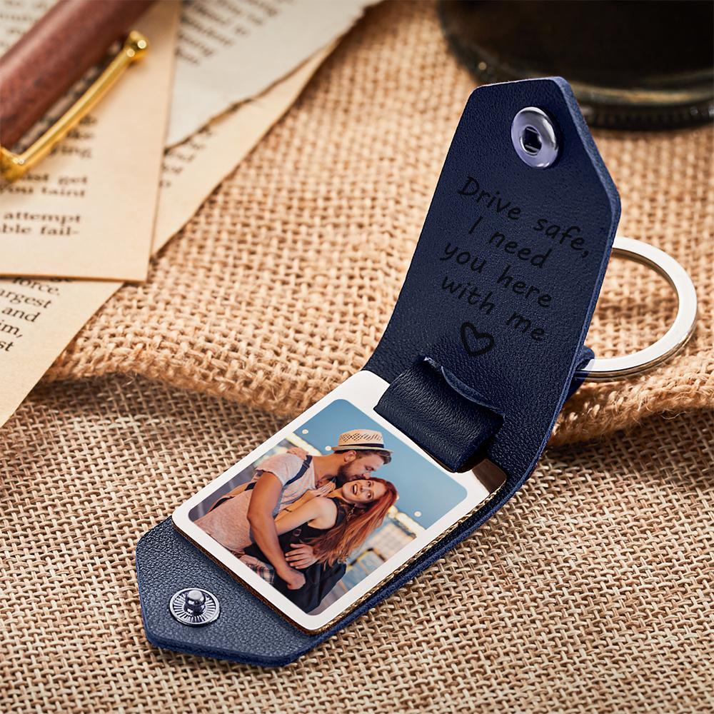 Drive Safe Keychain Gifts for Lover Calendar Keychain Photo Gifts - soufeelau