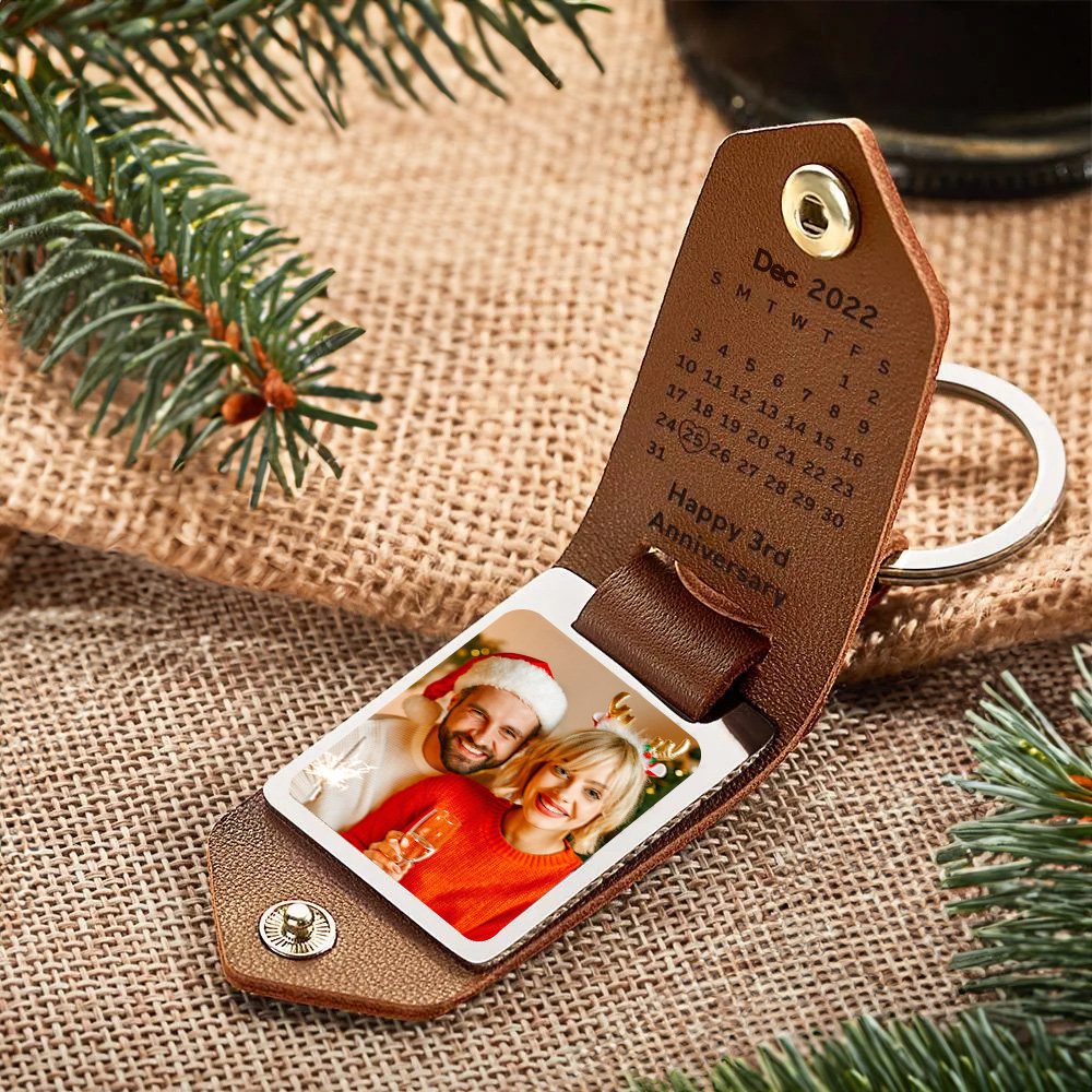 Drive Safe Custom Calendar Key Chains Unique Design Calendar Christmas Gift - soufeelau