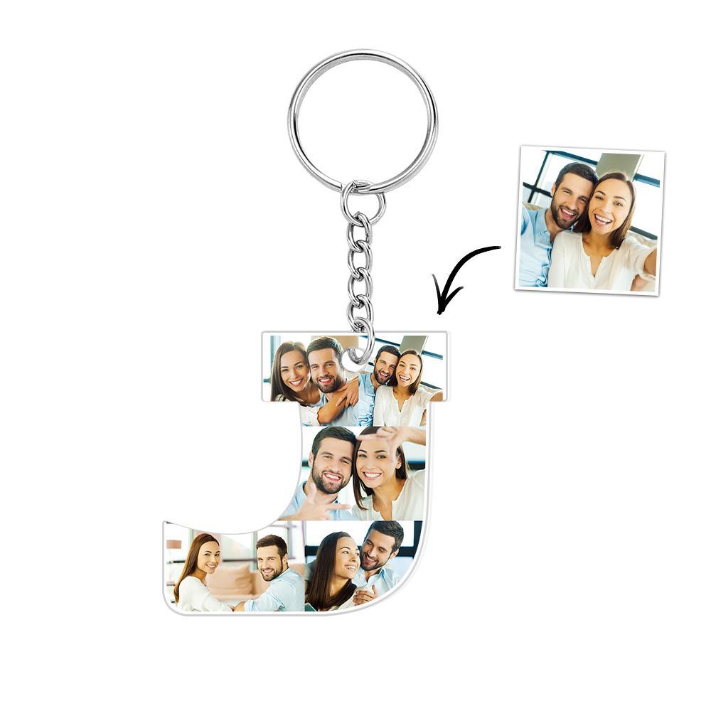 Personalized 26 Letters Keychain Backpack Pendant Alphabet Keyring Initial Name Customized Pictures Save Beautiful Memories - soufeelau