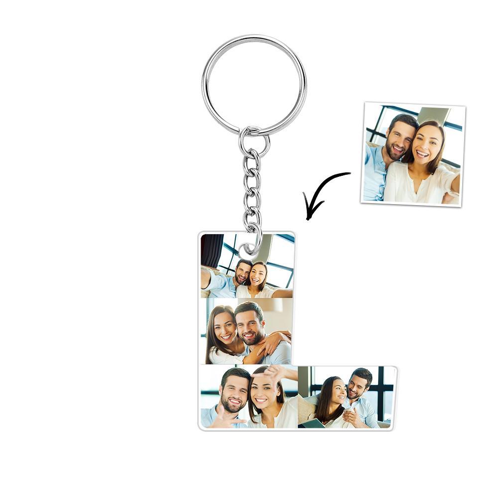 Personalized 26 Letters Keychain Backpack Pendant Alphabet Keyring Initial Name Customized Pictures Save Beautiful Memories - soufeelau