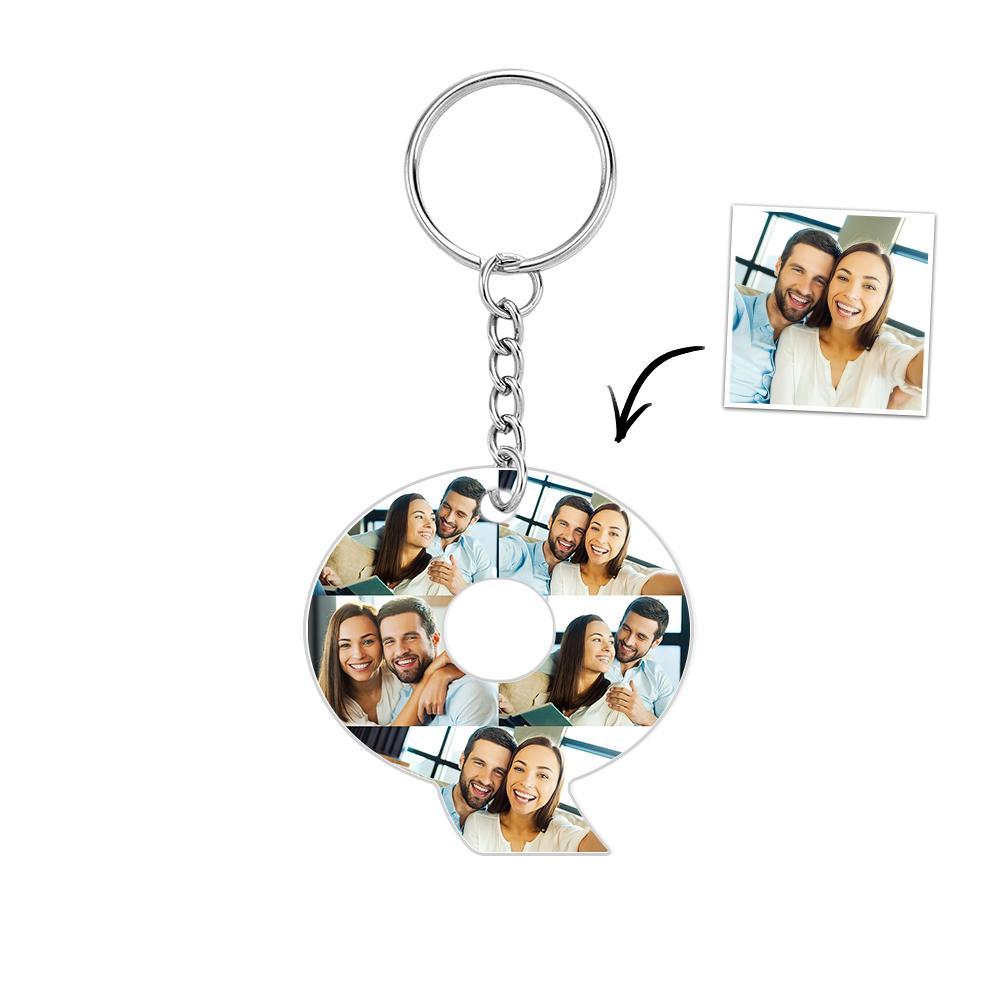 Personalized 26 Letters Keychain Backpack Pendant Alphabet Keyring Initial Name Customized Pictures Save Beautiful Memories - soufeelau