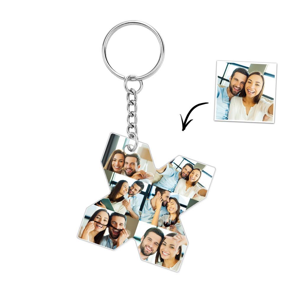 Personalized 26 Letters Keychain Backpack Pendant Alphabet Keyring Initial Name Customized Pictures Save Beautiful Memories - soufeelau