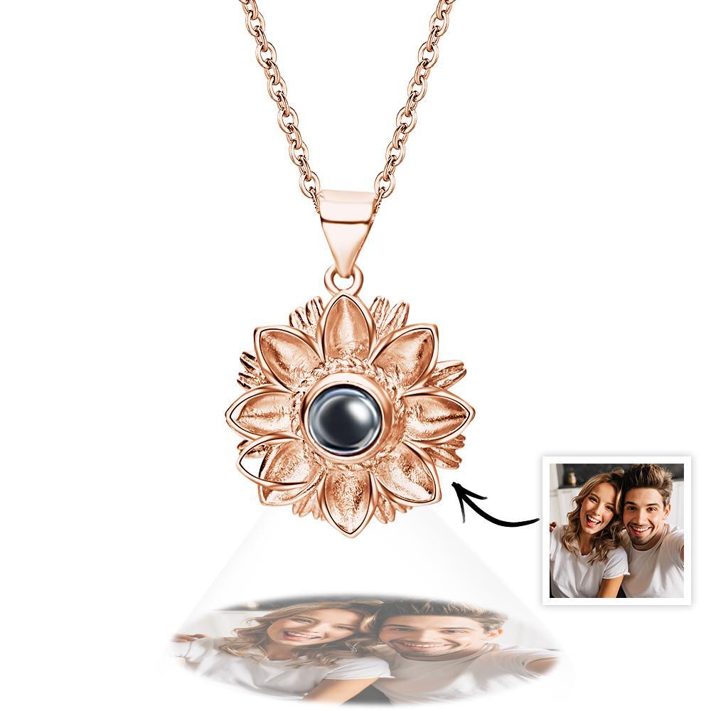 Personalized Picture Projection Necklace with Special Shaped Gift for Favourite Person - soufeelau
