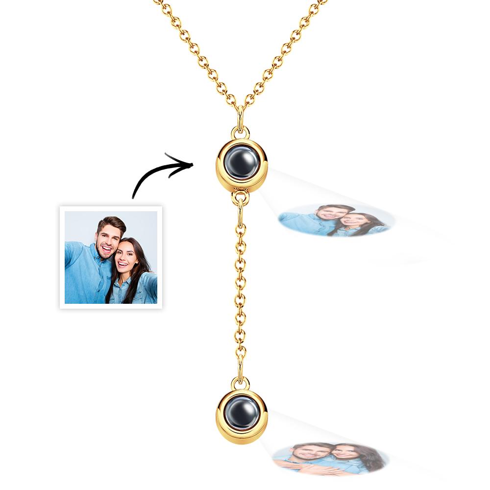 Personalized Projection Necklace Custom Multiple Photos Creative Gifts Someone You Loved - soufeelau